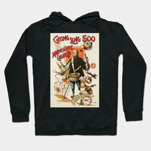 Vintage Magic Poster Art, Chung Ling Soo Hoodie by MasterpieceCafe